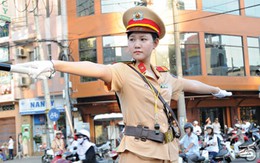 Bình Thuận tuyển nữ cảnh sát đứng chốt giao thông