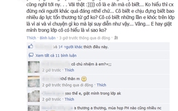 Lại thêm học sinh Hà Nội mắng nhiếc cô giáo trên facebook