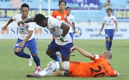 HAGL giành một điểm vào phút chót trên sân Đà Nẵng