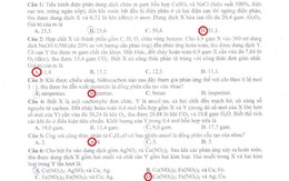 Đáp án đề thi môn Hóa học khối A năm 2013 (mới cập nhật)