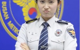 Nữ cảnh sát xinh đẹp người Hàn gây "bão"