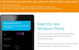 Trải nghiệm Windows Phone 8 online với cơ hội nhận 10.000 USD