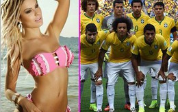 Neymar, Hulk, David Luiz... ai vụng trộm với siêu mẫu Brazil?