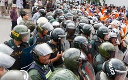 Biểu tình phi pháp trước đại sứ quán Việt Nam ở Campuchia