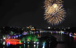 Hà Nội: 30 điểm bắn pháo hoa mừng 60 năm giải phóng Thủ đô