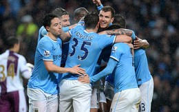 Đè bẹp Aston, Man City chạm tay ngôi Vương