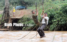 Đánh đu trên mặt sông Lấp