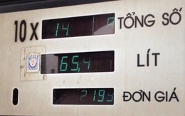 Bình xăng 61 lít đổ được 65,48 lít