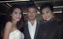 Thanh Hằng khoe ảnh "ngoại tình" cùng Beckham và Hồ Ngọc Hà