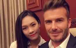 Cô nàng chụp hình cùng Beckham khiến hàng triệu người ghen tị