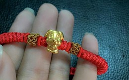 Mốt chơi vòng tay handmade tỳ hưu vàng cầu tài lộc