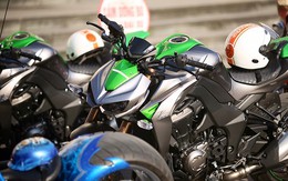 Kawasaki Z1000: Cầm trịch đoàn mô tô khủng "rồng rắn" đi rước dâu