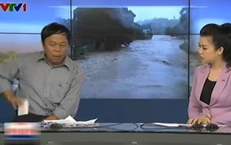 Phóng viên VTV ném điện thoại ngay trong buổi thu hình trực tiếp