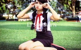 Nét đẹp trong sáng đáng yêu của hot girl ĐH Ngân hàng