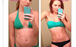 Vạch mặt những bức ảnh mặc bikini "trước và sau khi giảm cân"