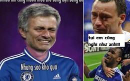 Ảnh vui: Muốn thua không được, Mourinho đau khổ dằn vặt