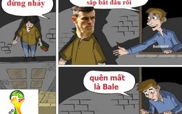 Ảnh chế: Gareth Bale "nhảy lầu" vì World Cup