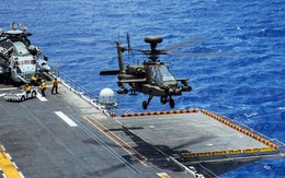 ẢNH: Cú hạ cánh ngoạn mục của trực thăng Apache
