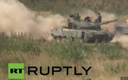 Đua xe tăng ở Nga: Type 96A Trung Quốc vừa thi đã hỏng