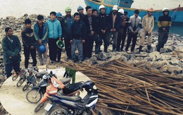 Bắt 17 kẻ chèo thuyền vào công trường Formosa Hà Tĩnh ăn cắp
