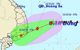Đêm nay, bão số 5 đổ bộ vào đất liền