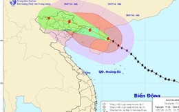 Thần Sấm giật cấp siêu bão đang áp sát Móng Cái - Quảng Ninh