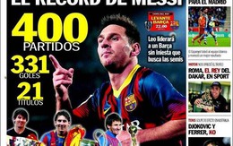 Barcelona huyên náo vì kỷ lục của Messi