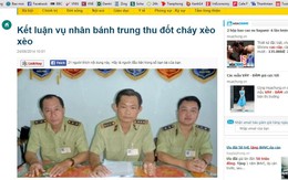 Đính chính hình ảnh trong bài "Bánh trung thu đốt cháy xèo xèo"