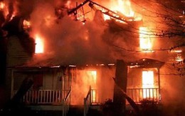 Chết cháy vì đốt nhà hàng xóm trong lúc say rượu