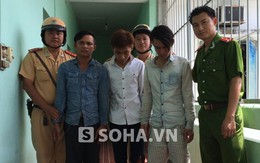CSGT truy đuổi, bắt giữ 3 tên cướp đêm giữa Sài Gòn