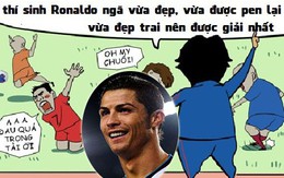 Ảnh chế: Ronaldo khuynh đảo cuộc thi "Ai ăn vạ giỏi nhất"