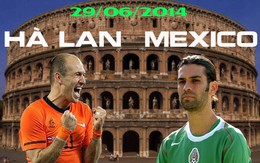 [Infographic] Hà Lan vs Mexico: Dùng bê tông cản lốc