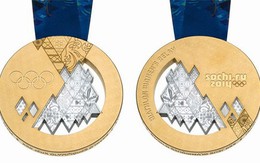 Nước Nga dùng 3kg Vàng để chế tạo huy chương cho Olympic Sochi