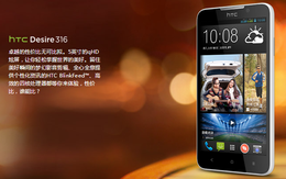 HTC Desire 316: Smartphone giá rẻ cấu hình khủng,màn hình 5 inch