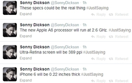iPhone 6 được dự đoán sở hữu màn hình HD, chip A8 và siêu mỏng