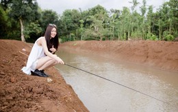 'Thời trang' câu cá của Khánh My gây chú ý