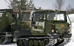Nga phô trương một loạt khí tài quân sự lạ trong bão tuyết
