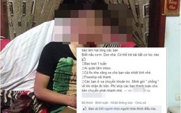 Cô gái đưa ảnh chồng lên facebook để "thanh lý"