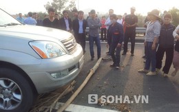 Bộ trưởng bị chặn đường, rải đinh trên cao tốc Nội Bài - Lào Cai