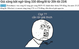 "Mình quăng xe đi" nhạc chế nhân ngày xăng tăng giá