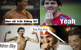 Khoe body như "con nghiện", Messi bị Ronaldo cười vào mũi