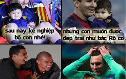 Con trai Messi không nghe lời bố, muốn trở thành Ronaldo