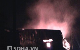 Bắc Ninh: Xưởng giấy hàng nghìn mét vuông chìm trong biển lửa