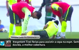 ĐT Brazil: Neymar bất ngờ dính chấn thương