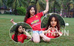 Nữ sinh Việt gây sốt với bộ ảnh “nhái” Rooney, Di Maria