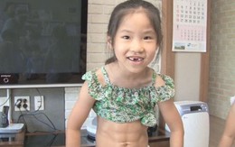 Choáng với cơ bụng 6 múi của bé 8 tuổi ở Hàn Quốc