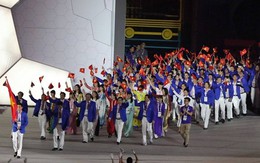 Clip: Đoàn Thể thao Việt Nam diễu hành tại lễ khai mạc SEA Games 28