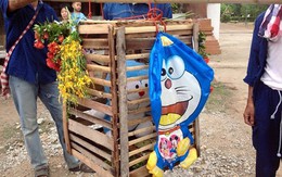 Xem nông dân Thái dùng Doraemon để cầu mưa