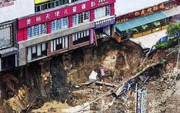 ​“Hố địa ngục” nuốt chửng một con phố ở Trung Quốc