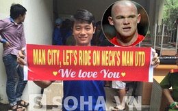 Hừng hực khí thế, fan Man City "troll"... hụt Man United